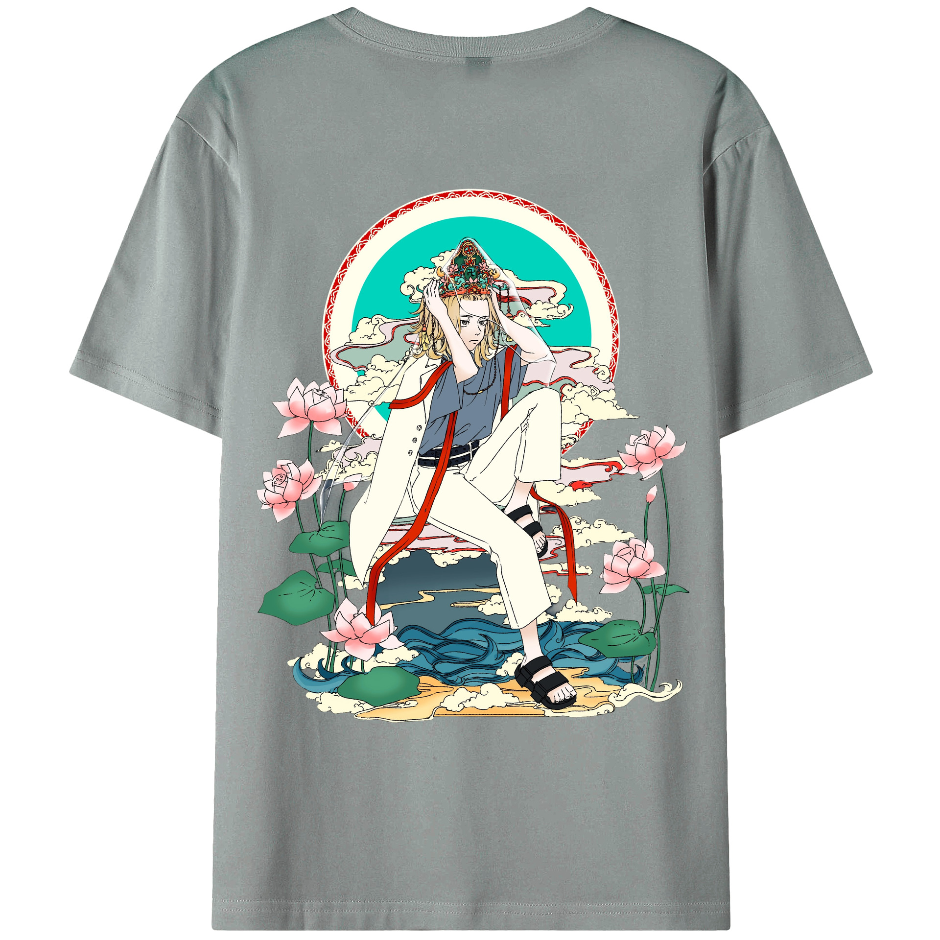 （画像用） 東京リベンジャーズ Tokyo Revengers 綿100％ メンズ半袖Tシャツ（バックプリント） 通気性